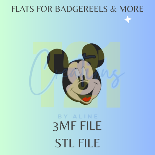 BOY MOUSE FLAT STL FILE