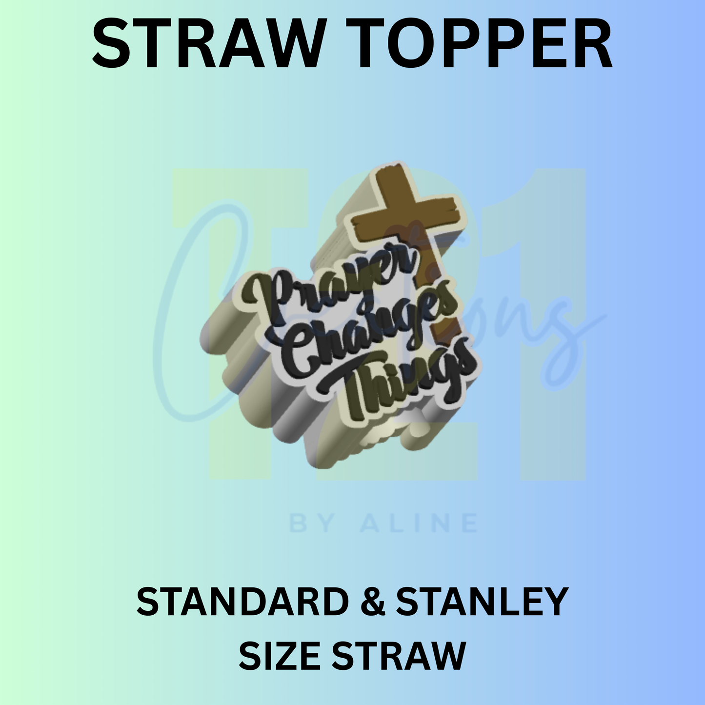 PAYER CHANGES THINGS STRAW TOPPER