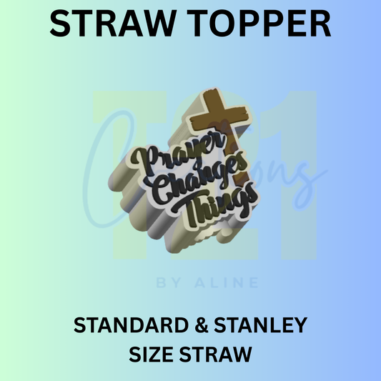 PAYER CHANGES THINGS STRAW TOPPER