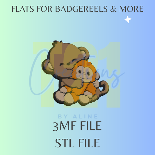 PUNCH MONKEY FLAT STL FILE