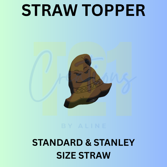 HP HAT STRAW TOPPER