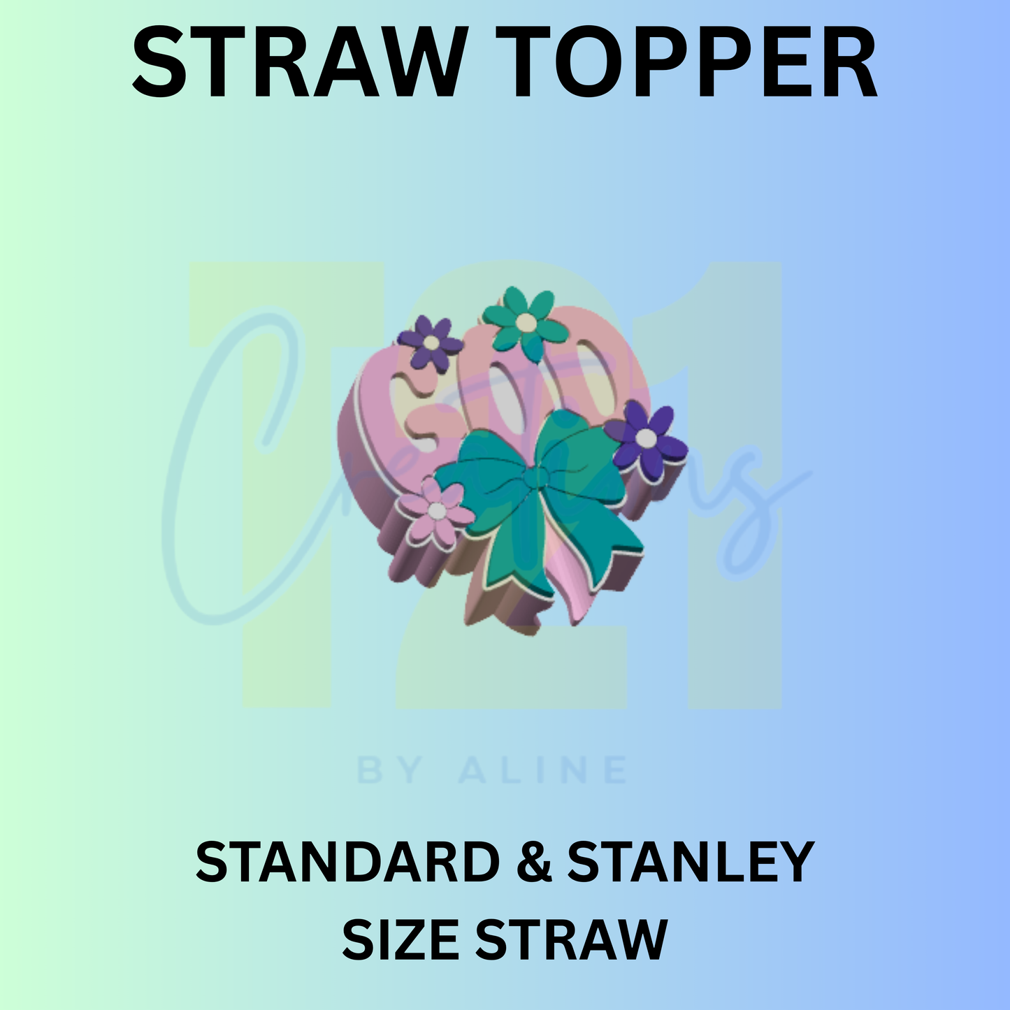 COQUETTE GOD STRAW TOPPER