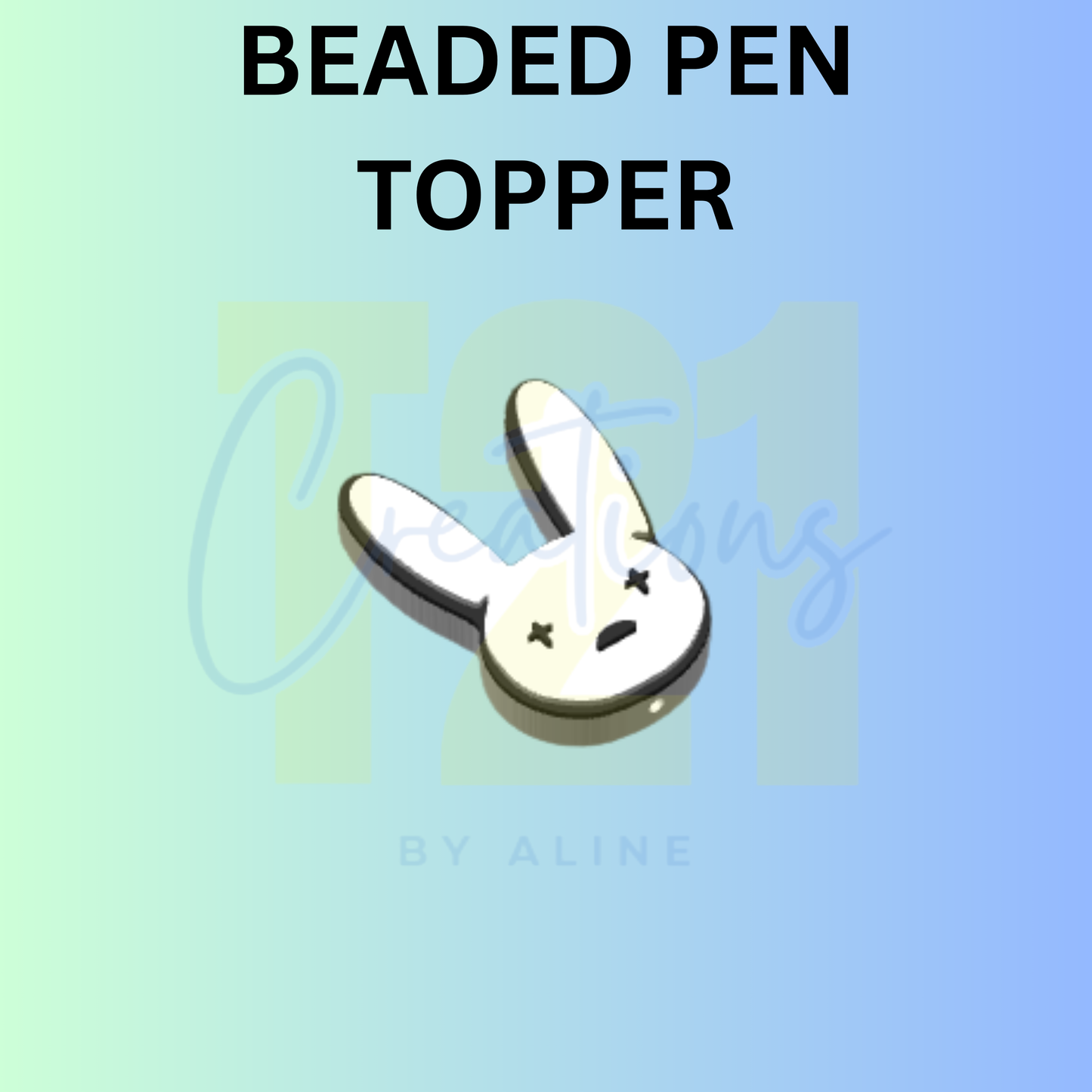 BAD BUNNY PEN TOPPER