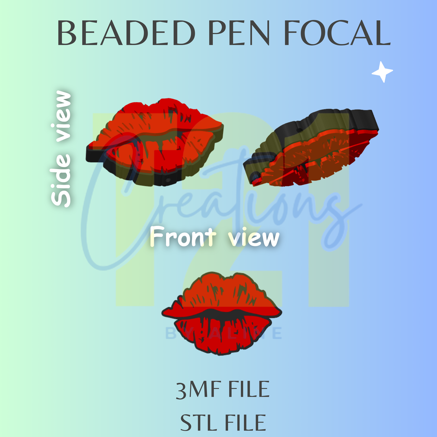 LIPS PEN FOCAL STL FILE