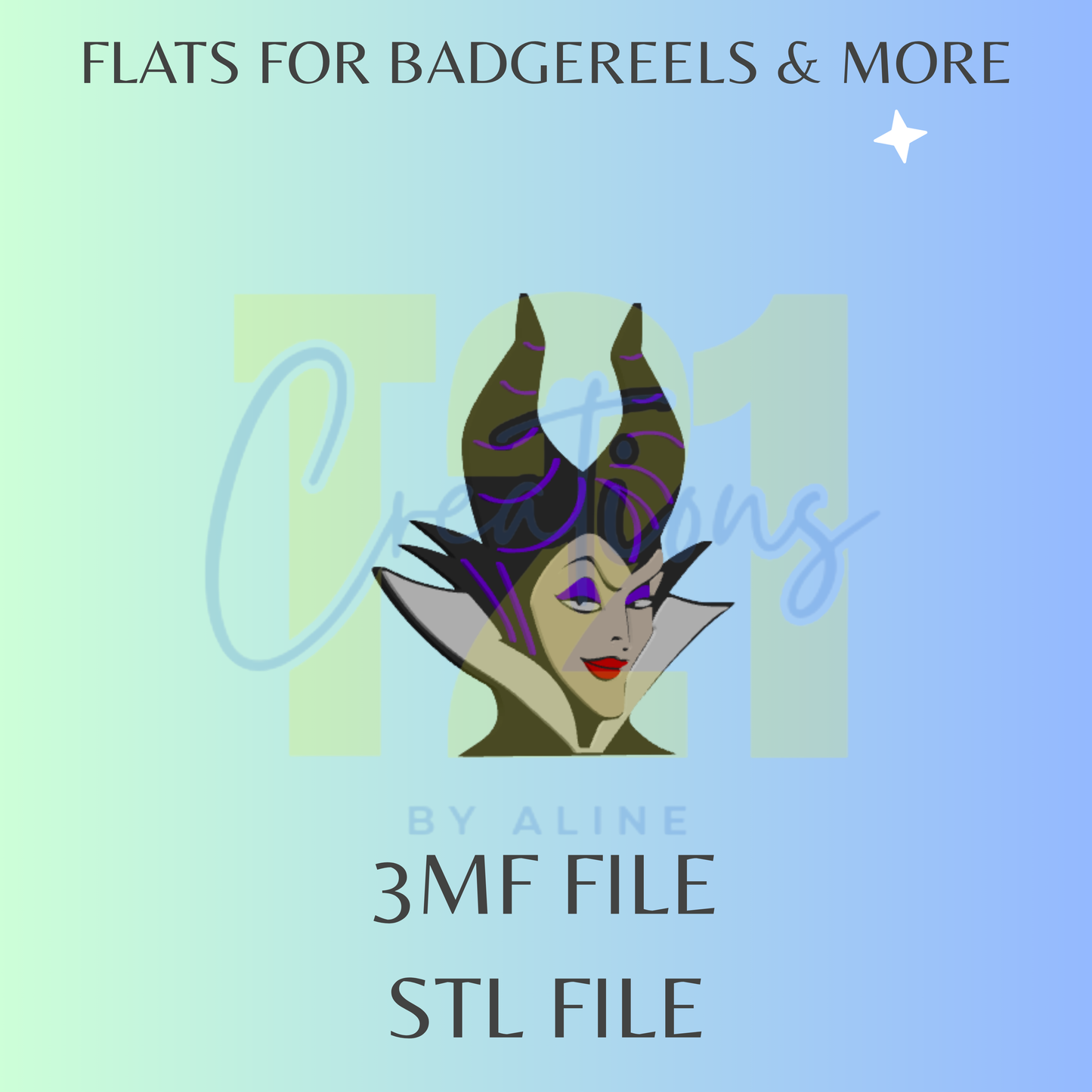 VILLAIN 1 FLAT STL FILE