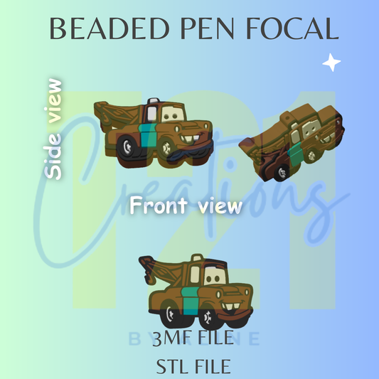 TOW TRUCK PEN FOCAL STL FILE