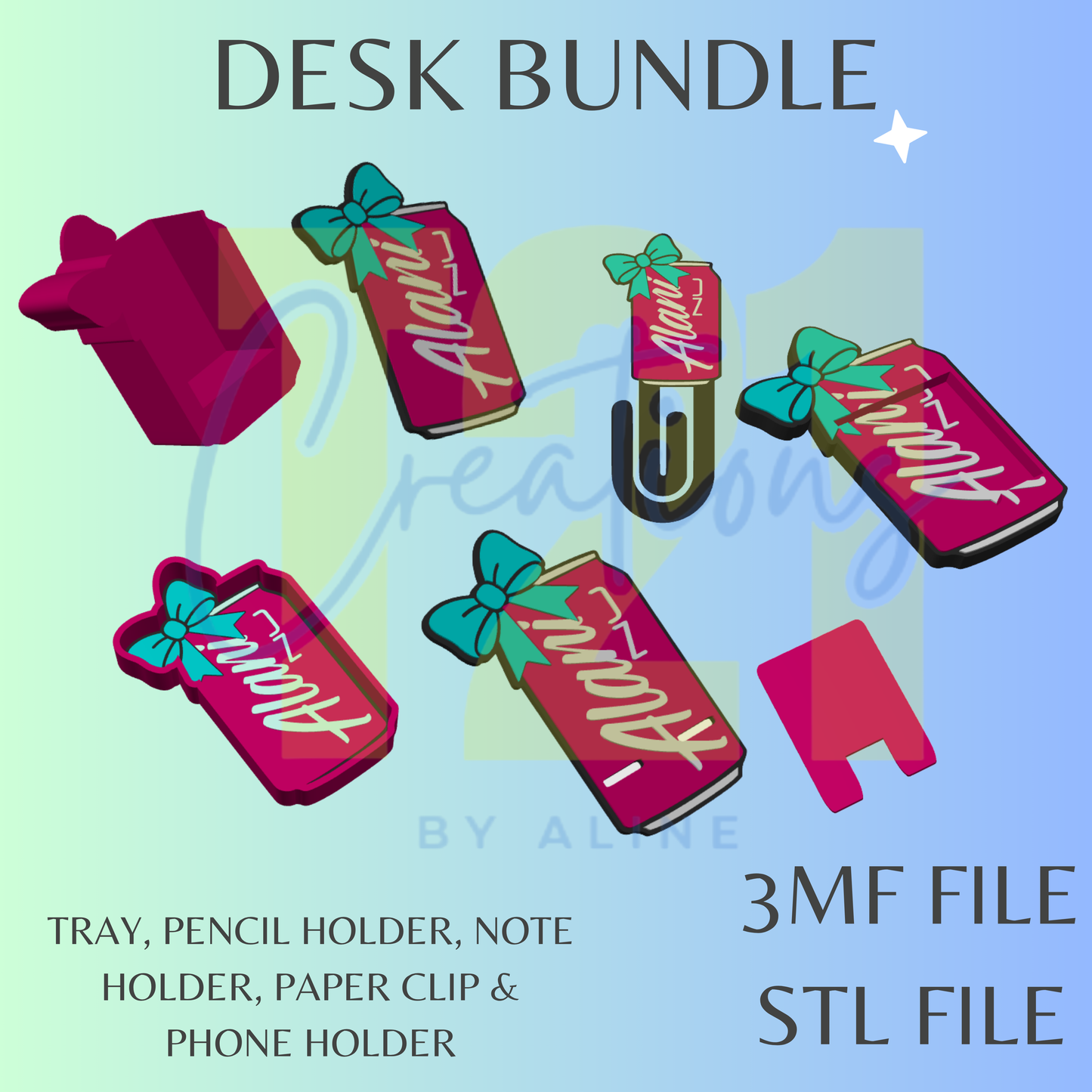 ALA-NI DESK BUNDLE STL FILE