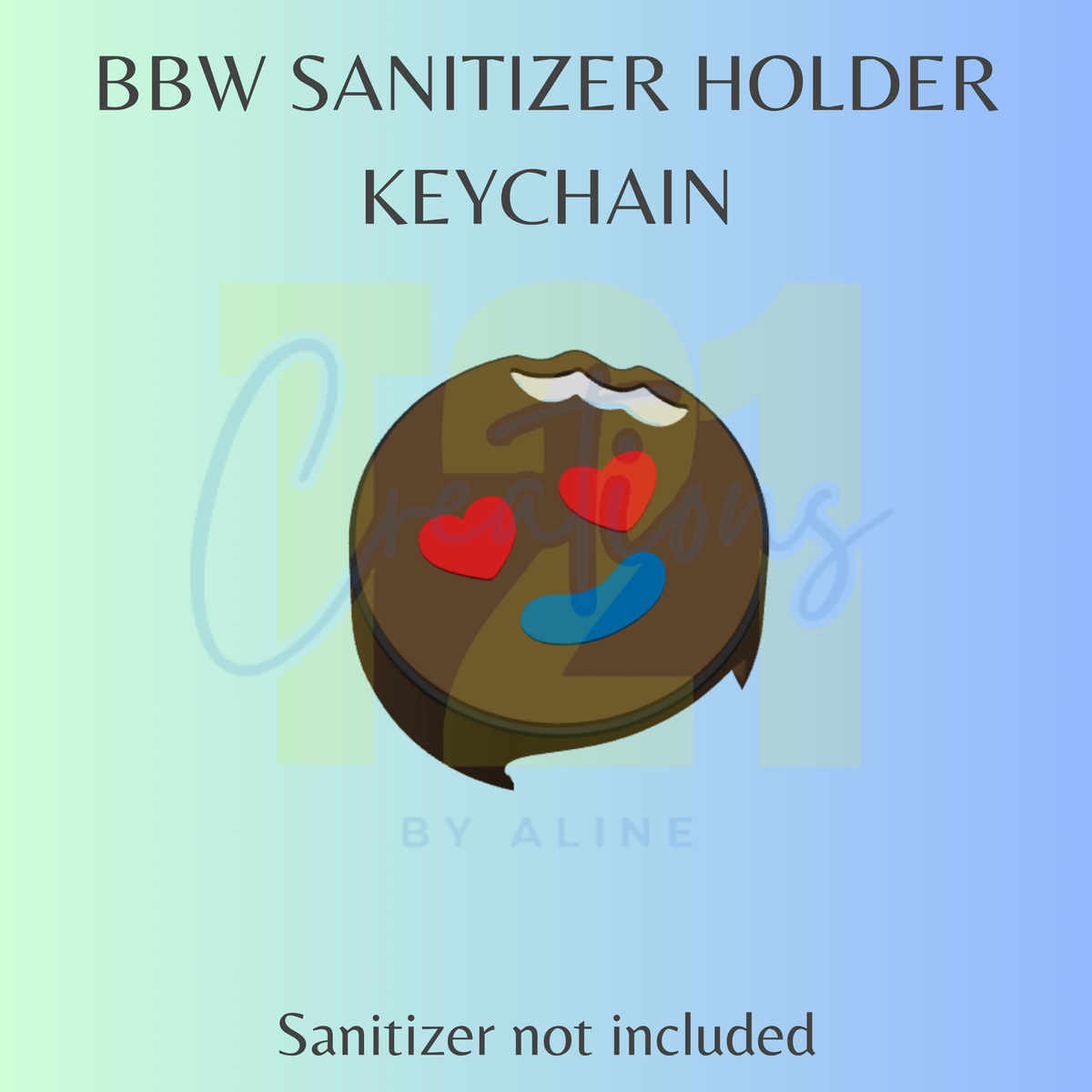 PALETA PAYASO BBW SANITIZER KEYCHAIN