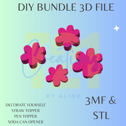 FLOWER DIY BUNDLE DIGITAL FILE
