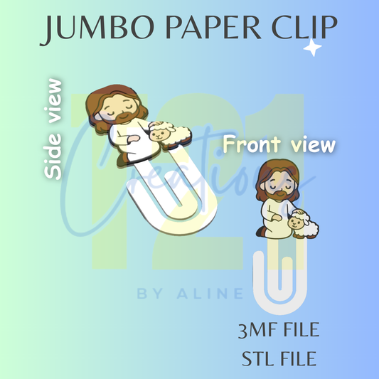 SHEPHERD JUMBO PAPER CLIP  STL FILE