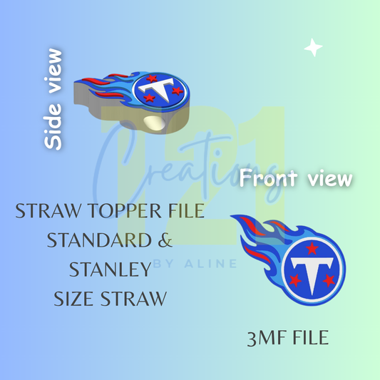 TENNESSEE STRAW TOPPER STL FILE