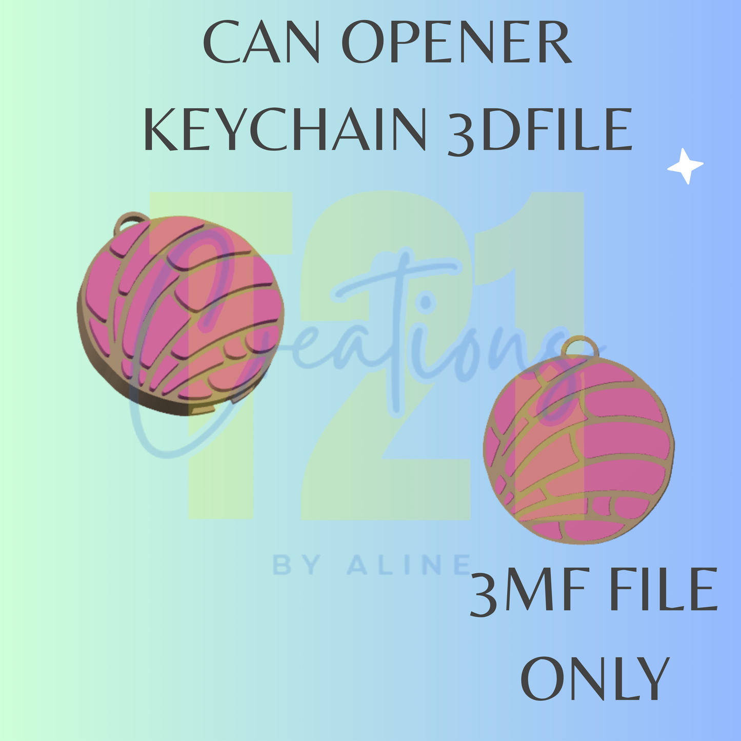 CONCHA CAN OPENER 3MF FILE