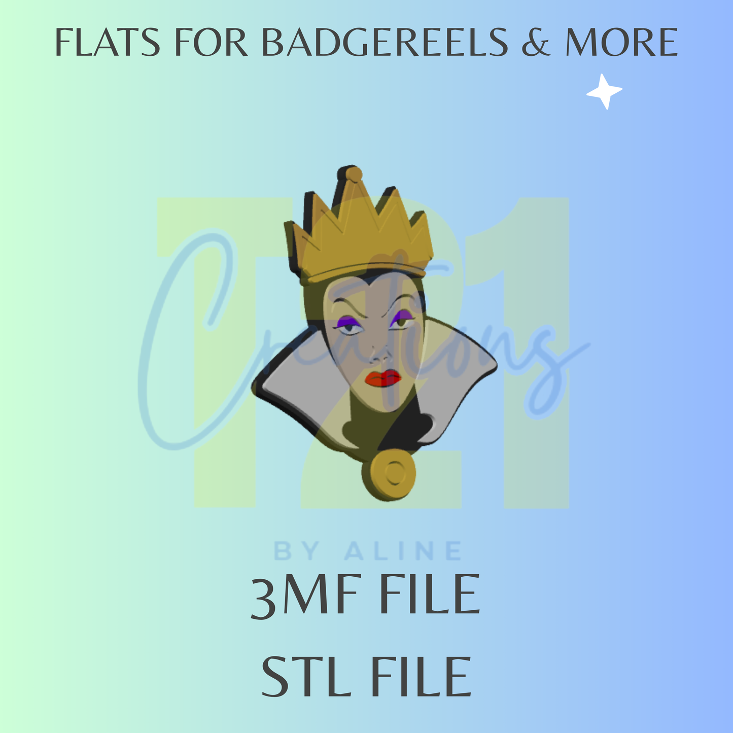 VILLAIN 2 FLAT STL FILE