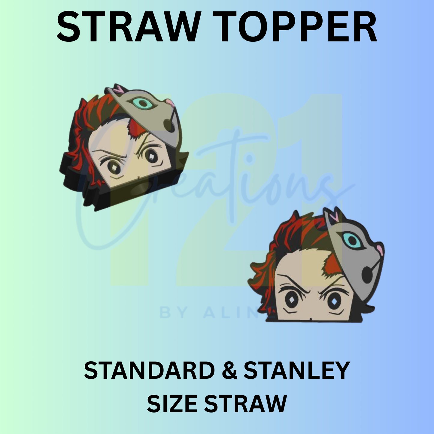 ANIME BOY 1 STRAW TOPPER
