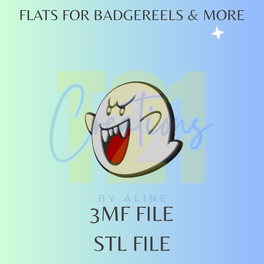 GHOST FLAT STL FILE