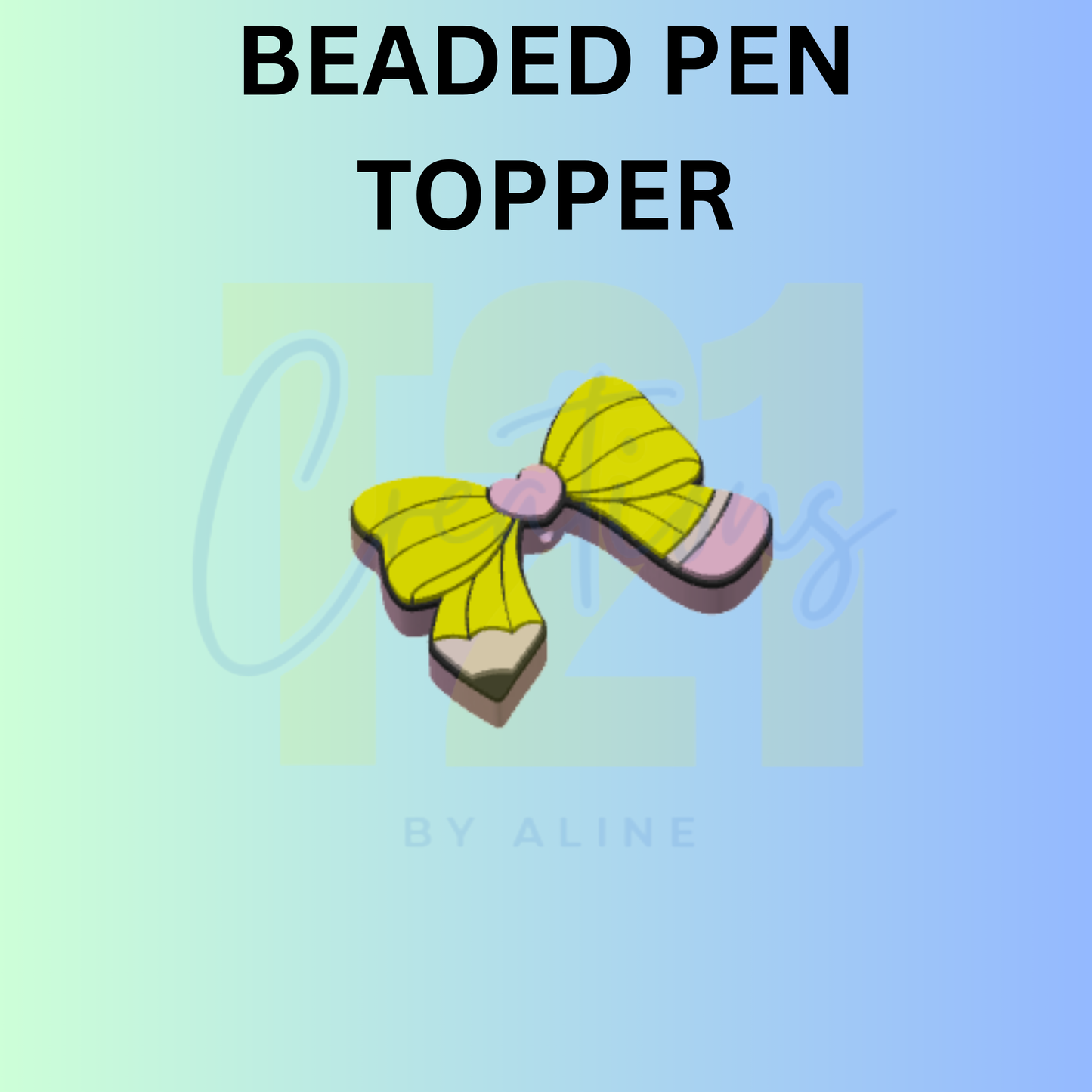 PENCIL BOW 1 PEN TOPPER