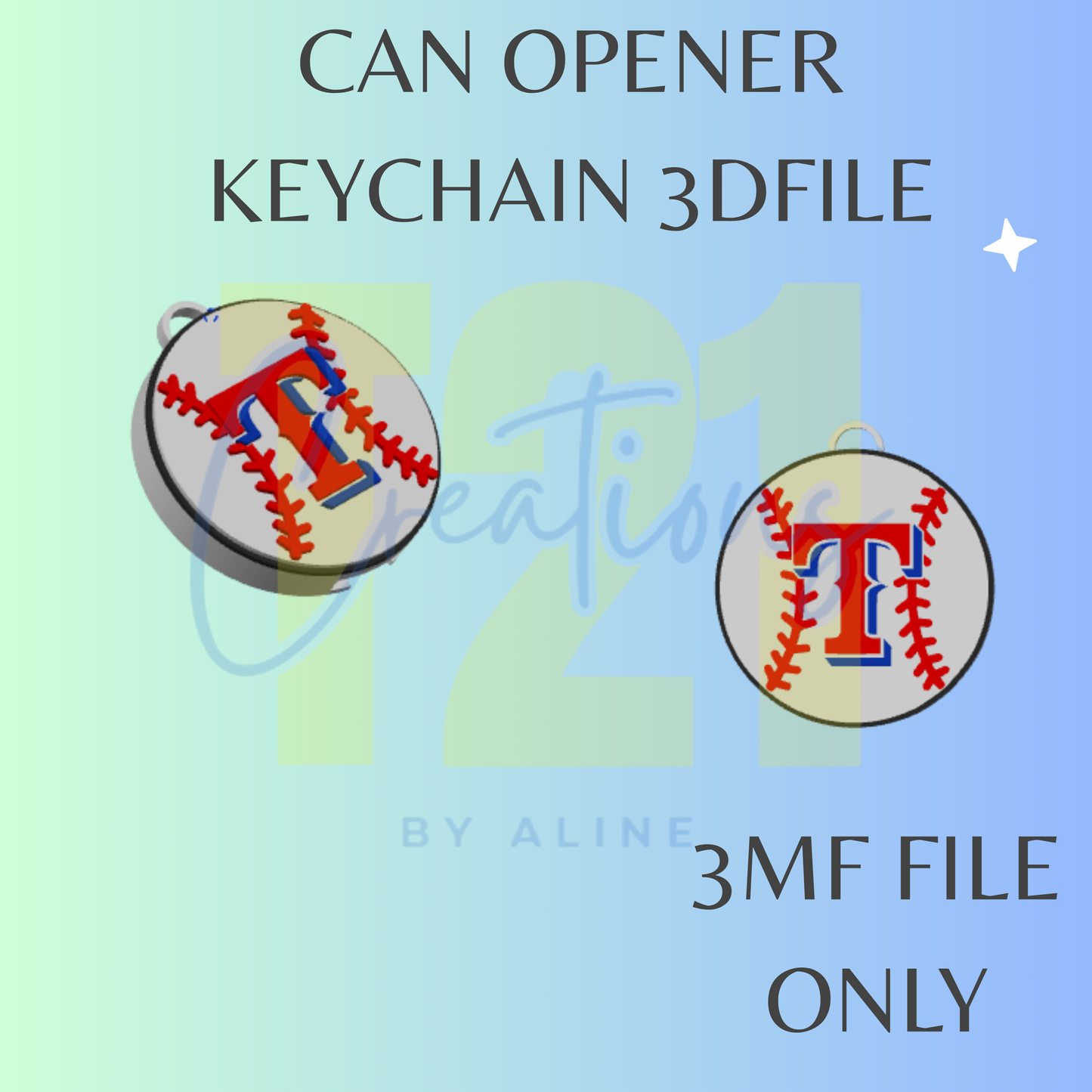 TEXAS 1 CAN OPENER 3MF FILE
