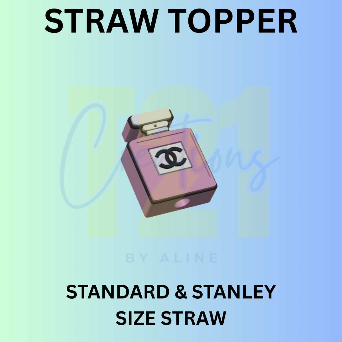 PERFUME 2 STRAW TOPPER