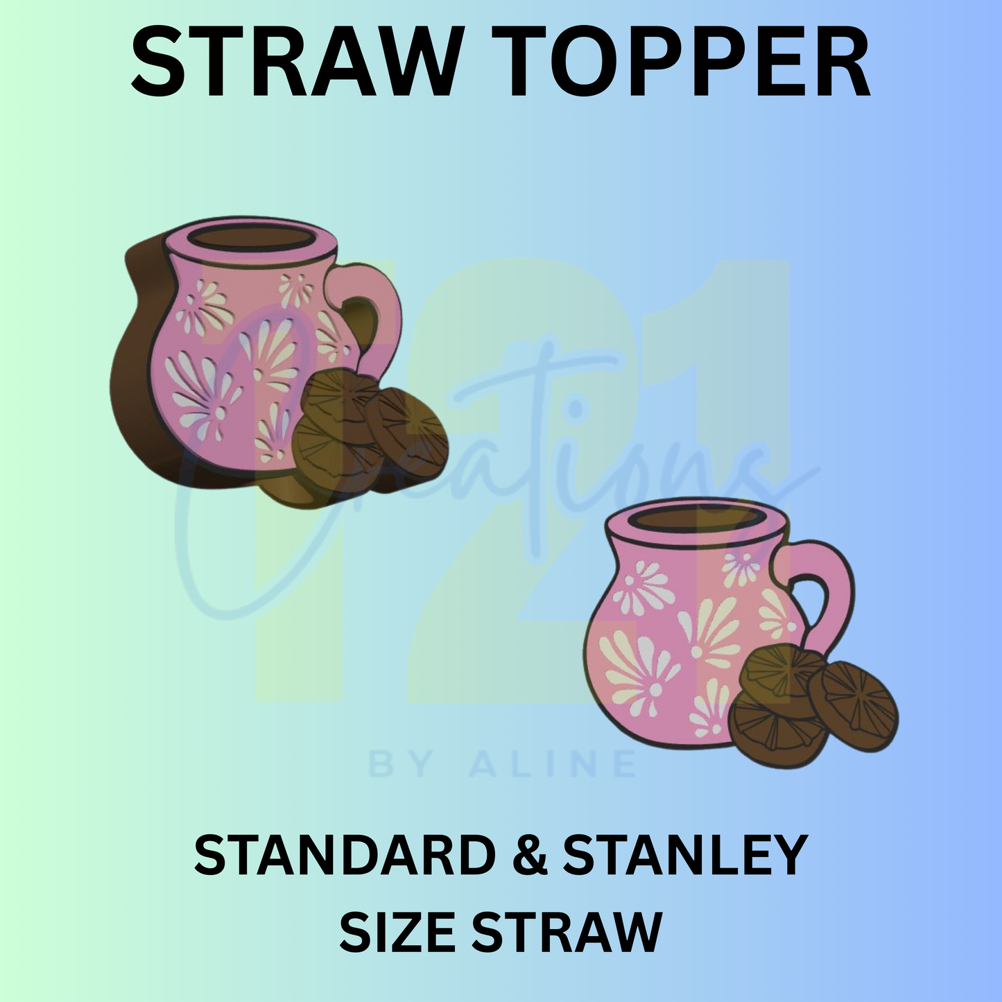 CHOCOLATITO MUG STRAW TOPPER