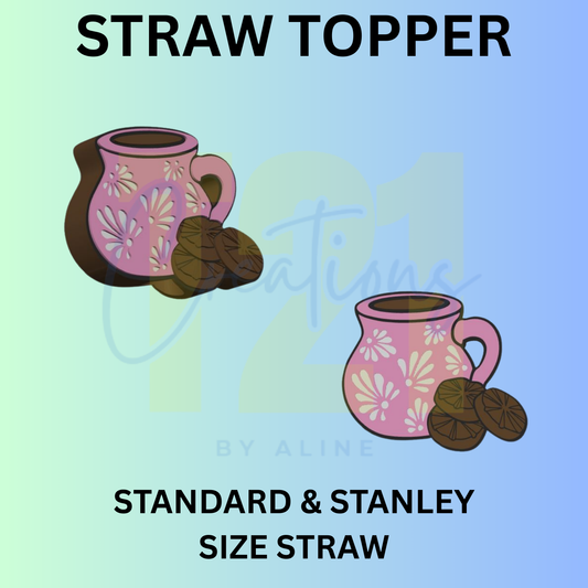 CHOCOLATITO MUG STRAW TOPPER