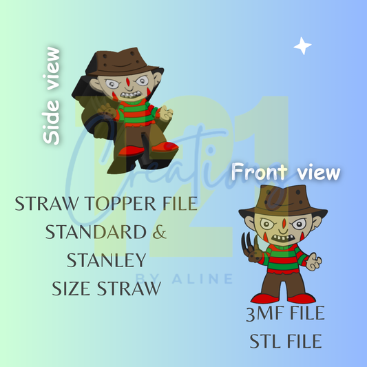 F-REDDY STRAW TOPPER STL FILE