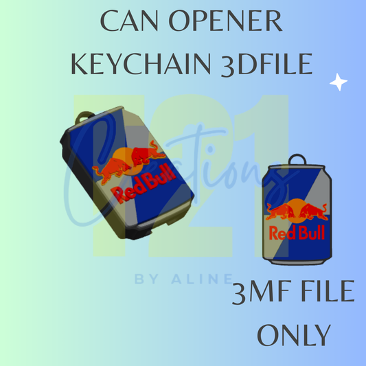 BULL ENERGY DRINK CAN OPENER 3MF FILE