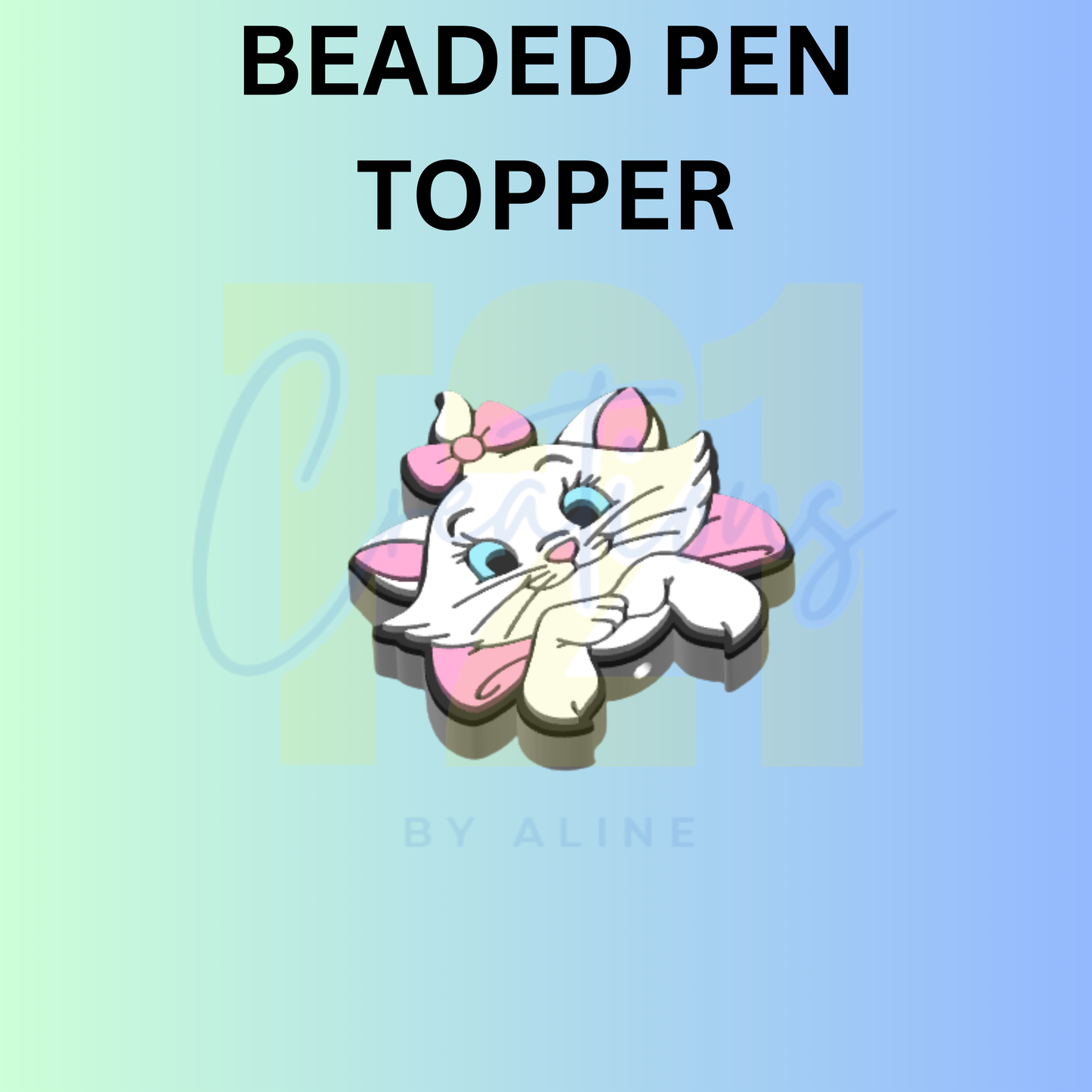 SASSY CAT 1 PEN TOPPER