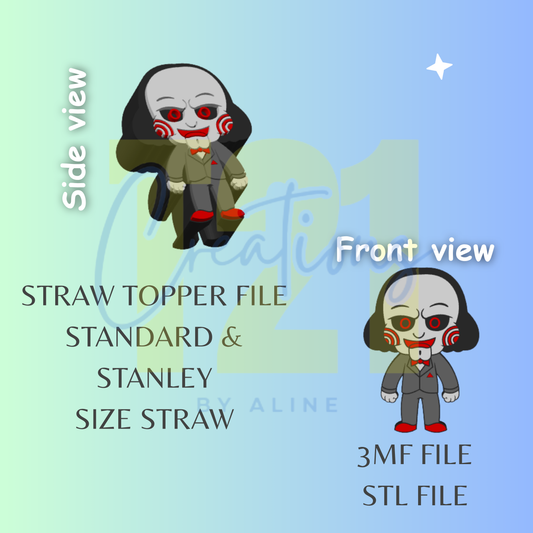 S-AW STRAW TOPPER STL FILE