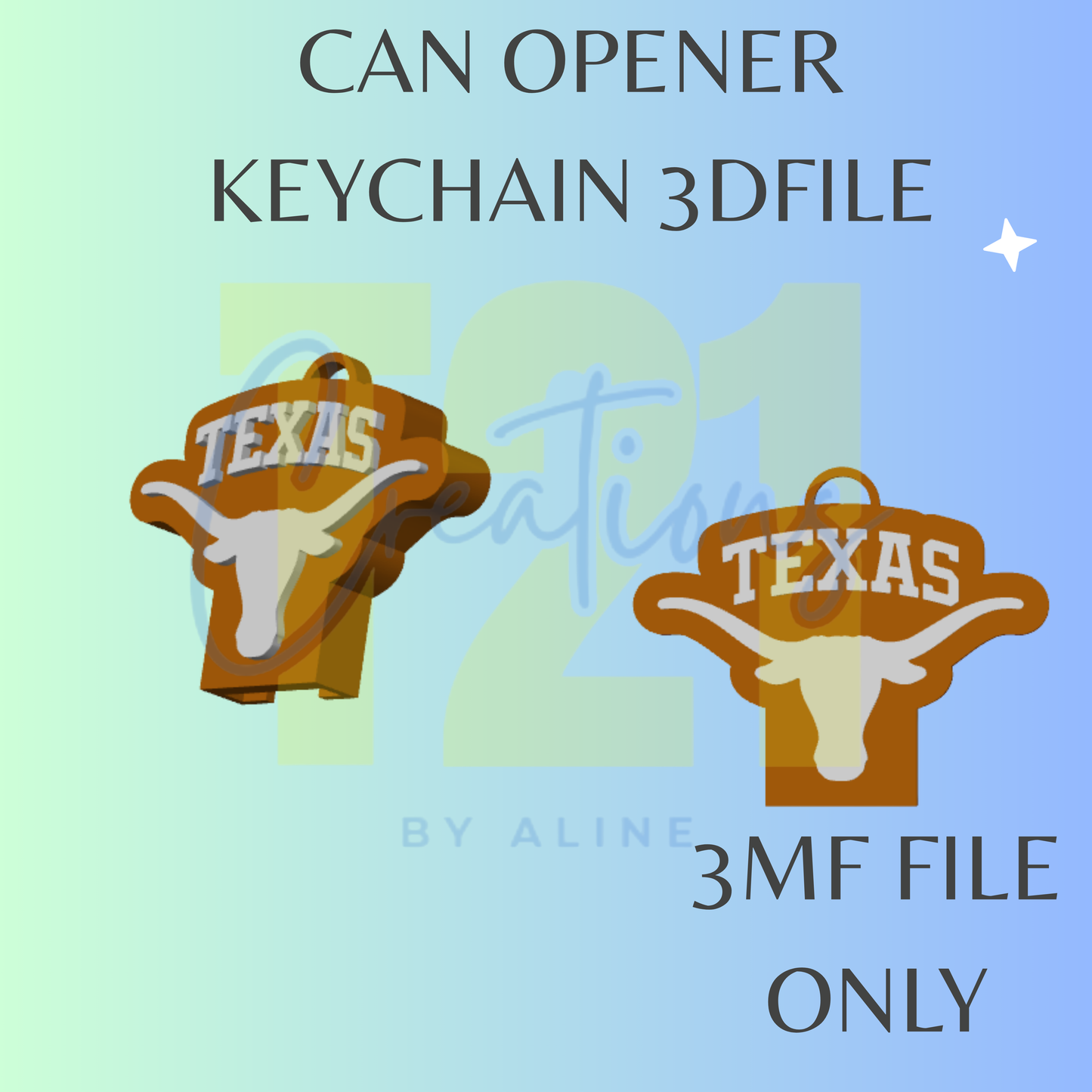 TEXAS 3 CAN OPENER 3MF FILE
