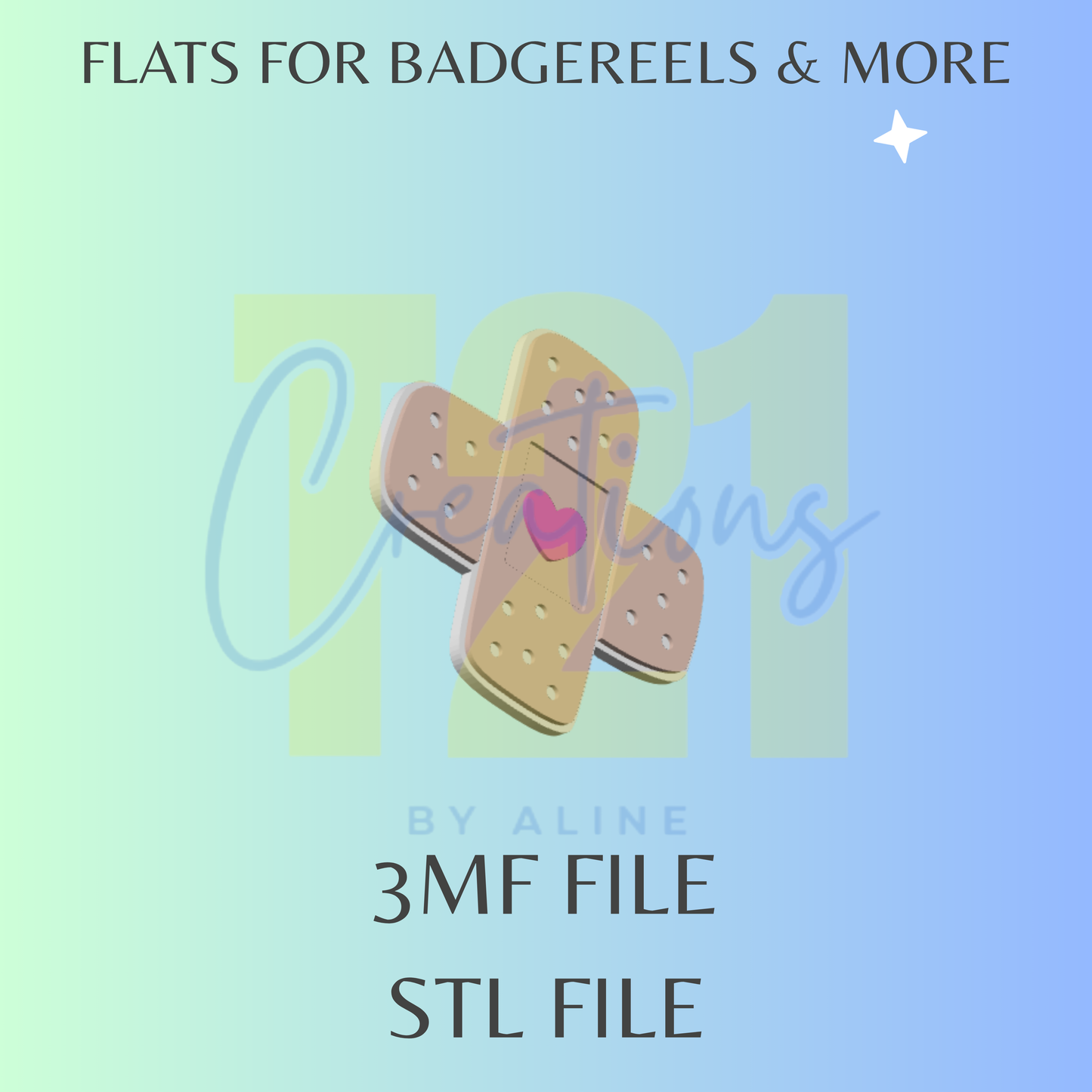 BAND AID FLAT STL FILE