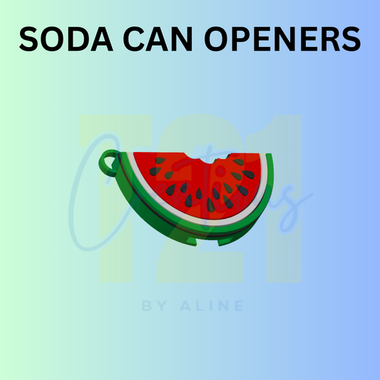 WATERMELON SODA CAN OPENER KEYCHAIN