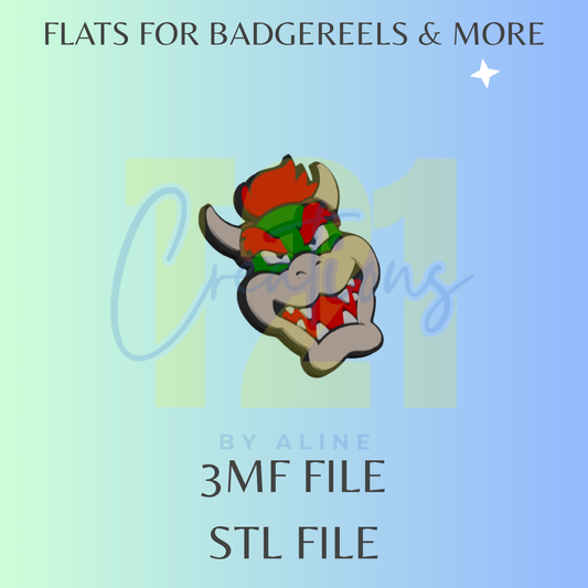 VIDEO GAME MONSTER FLAT STL FILE