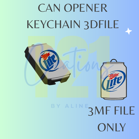 BEER 3 CAN OPENER 3MF FILE