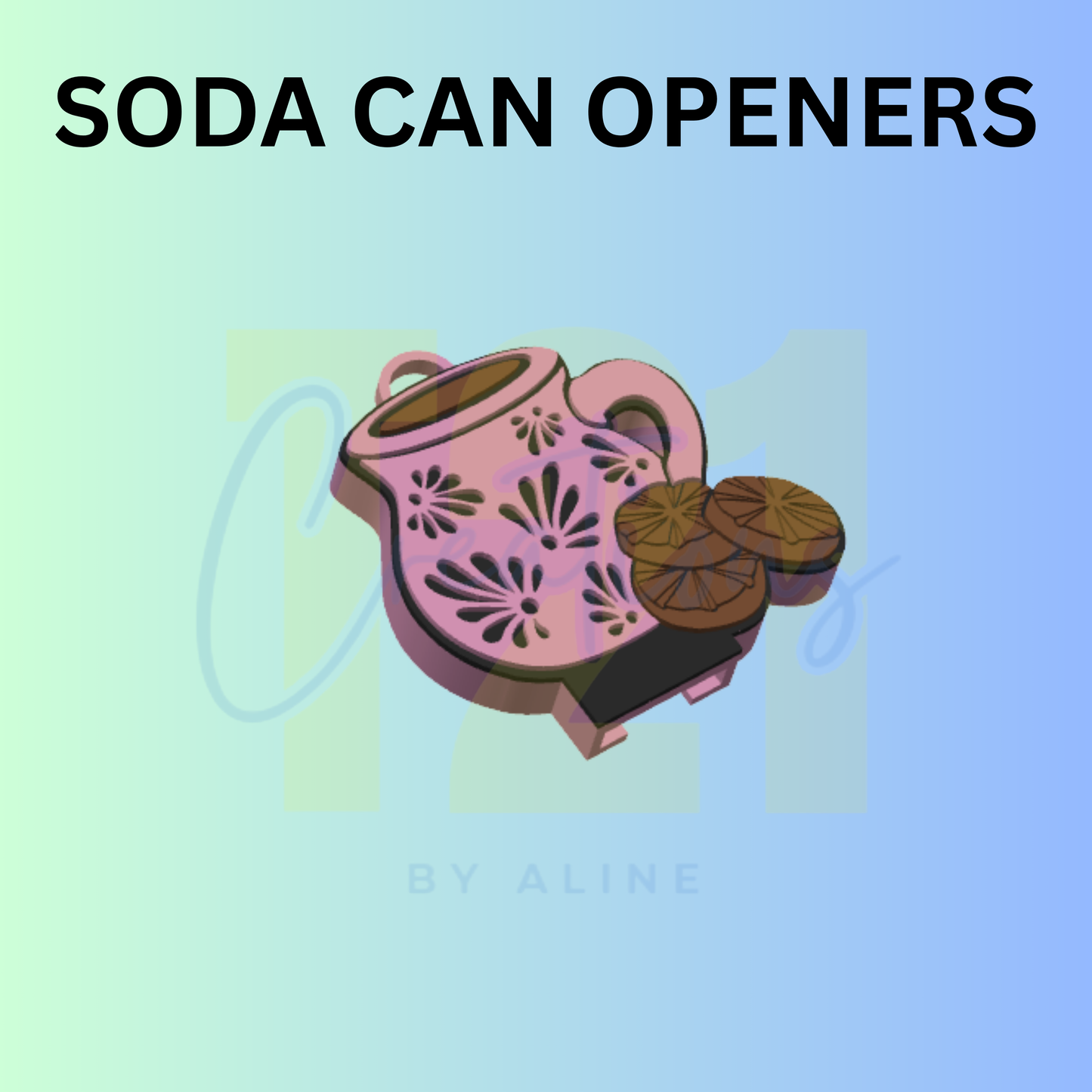CHOCOLATITO SODA CAN OPENER KEYCHAIN