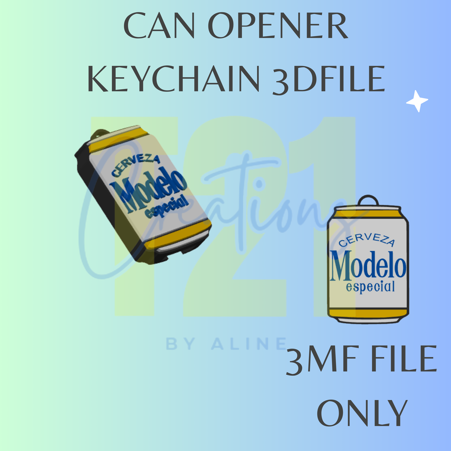 BEER 1 CAN OPENER 3MF FILE