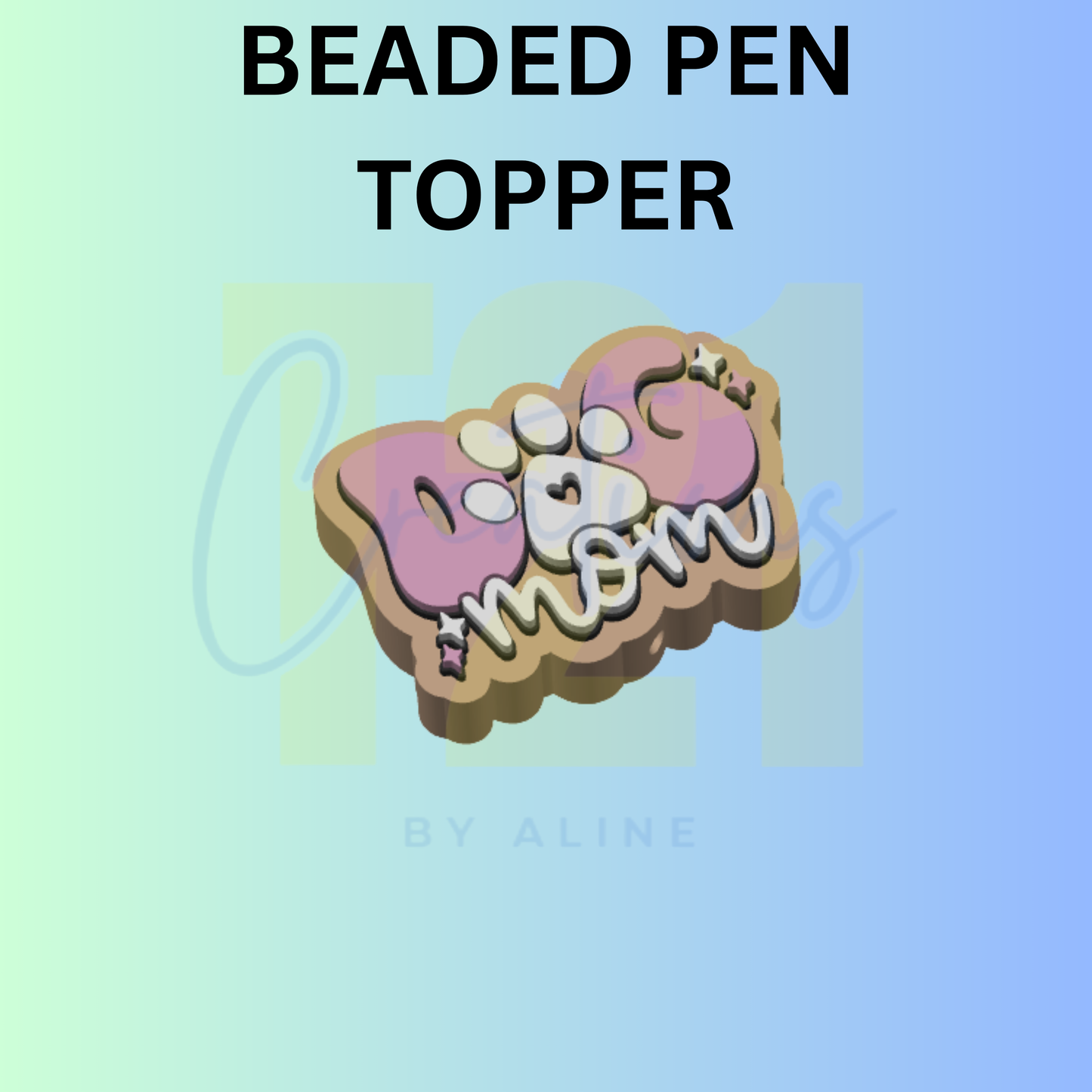 DOG MOM PEN TOPPER