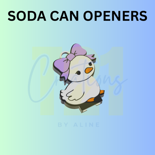 DUCKLIN SODA CAN OPENER KEYCHAIN