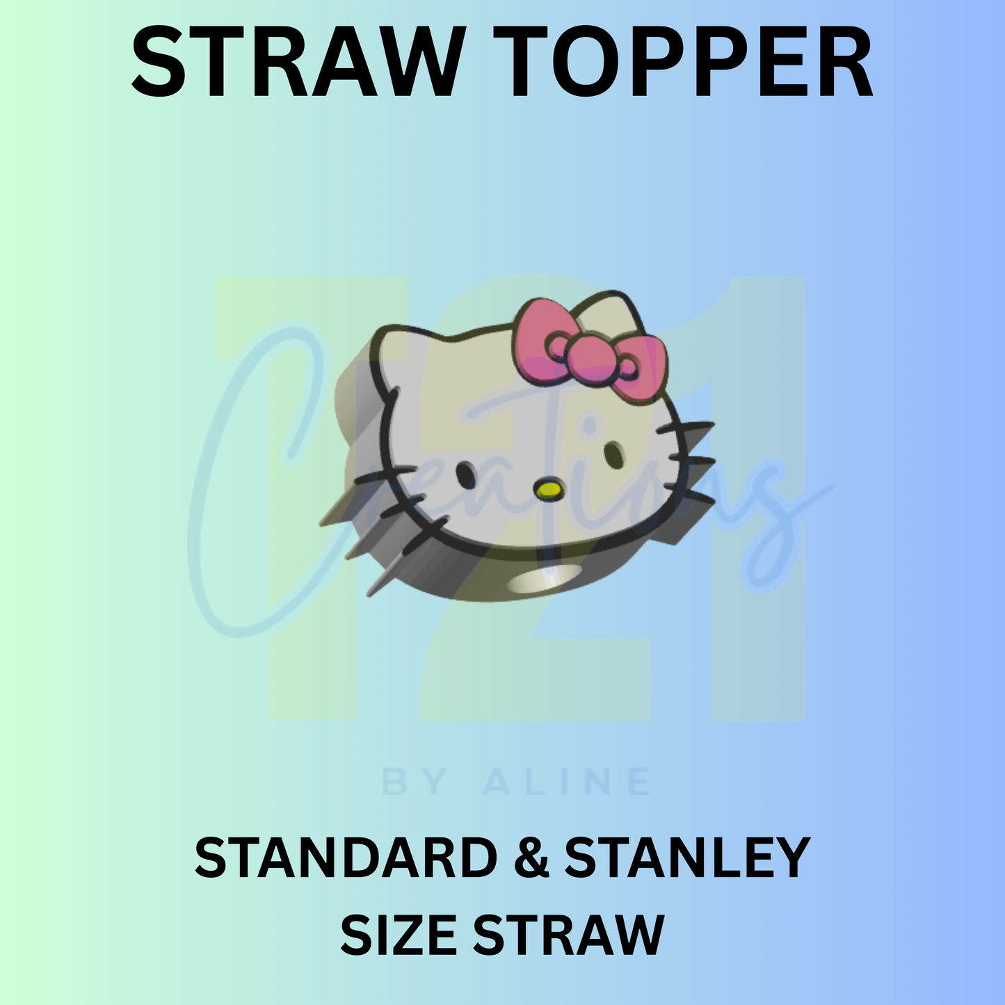 HK FACE STRAW TOPPER