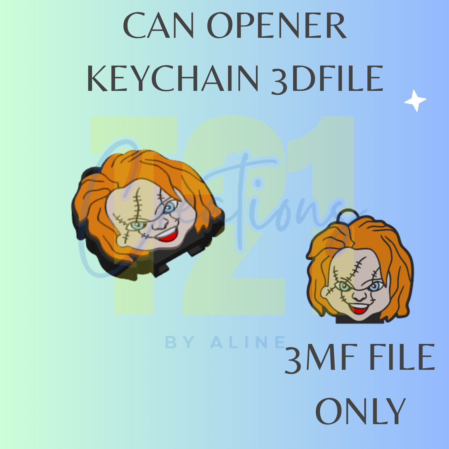 CHUCK-Y CAN OPENER 3MF FILE