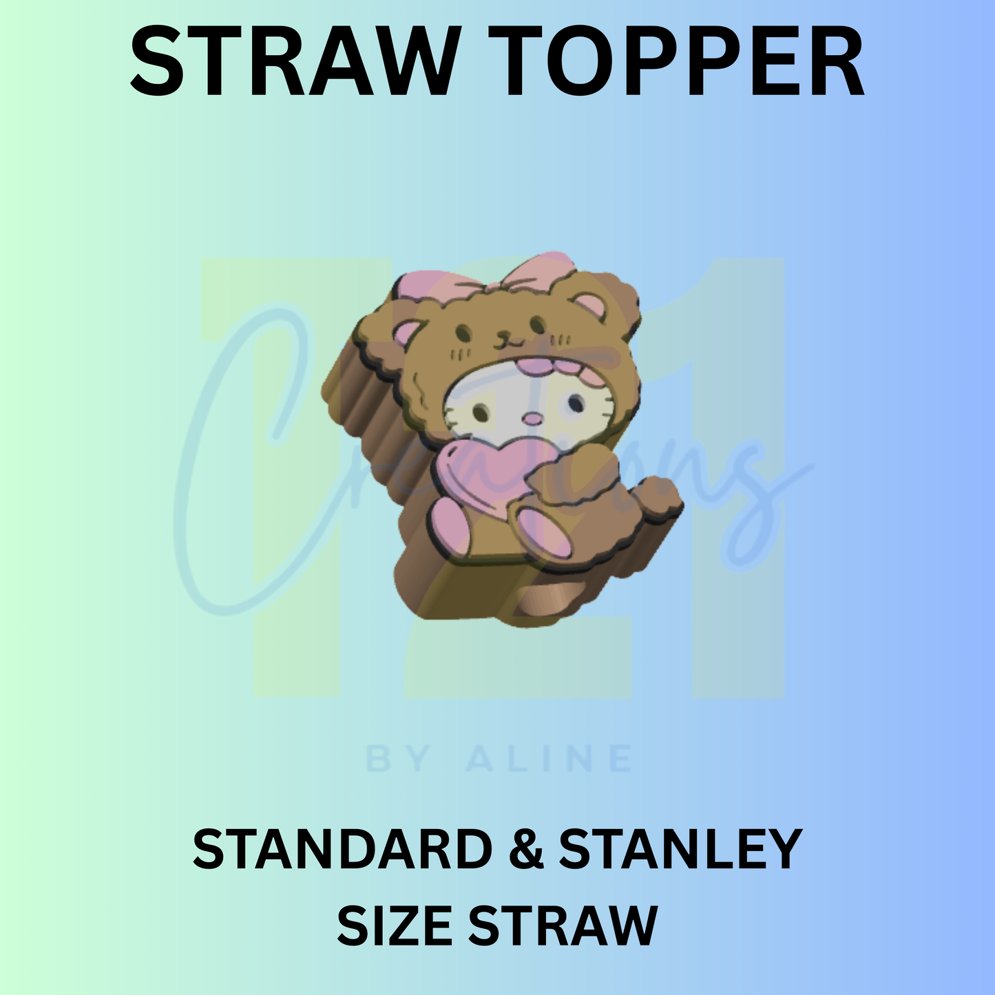 TEDDY HK STRAW TOPPER