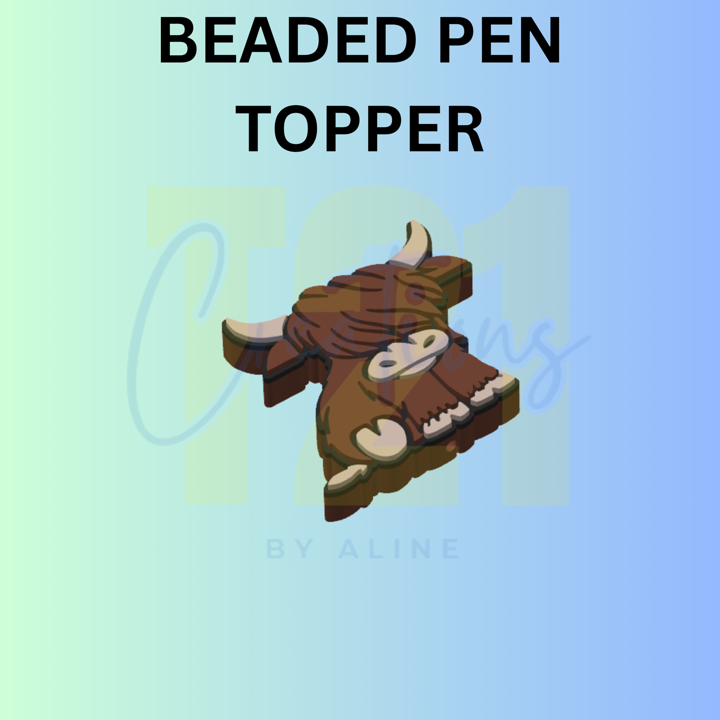 COW 3 PEN TOPPER