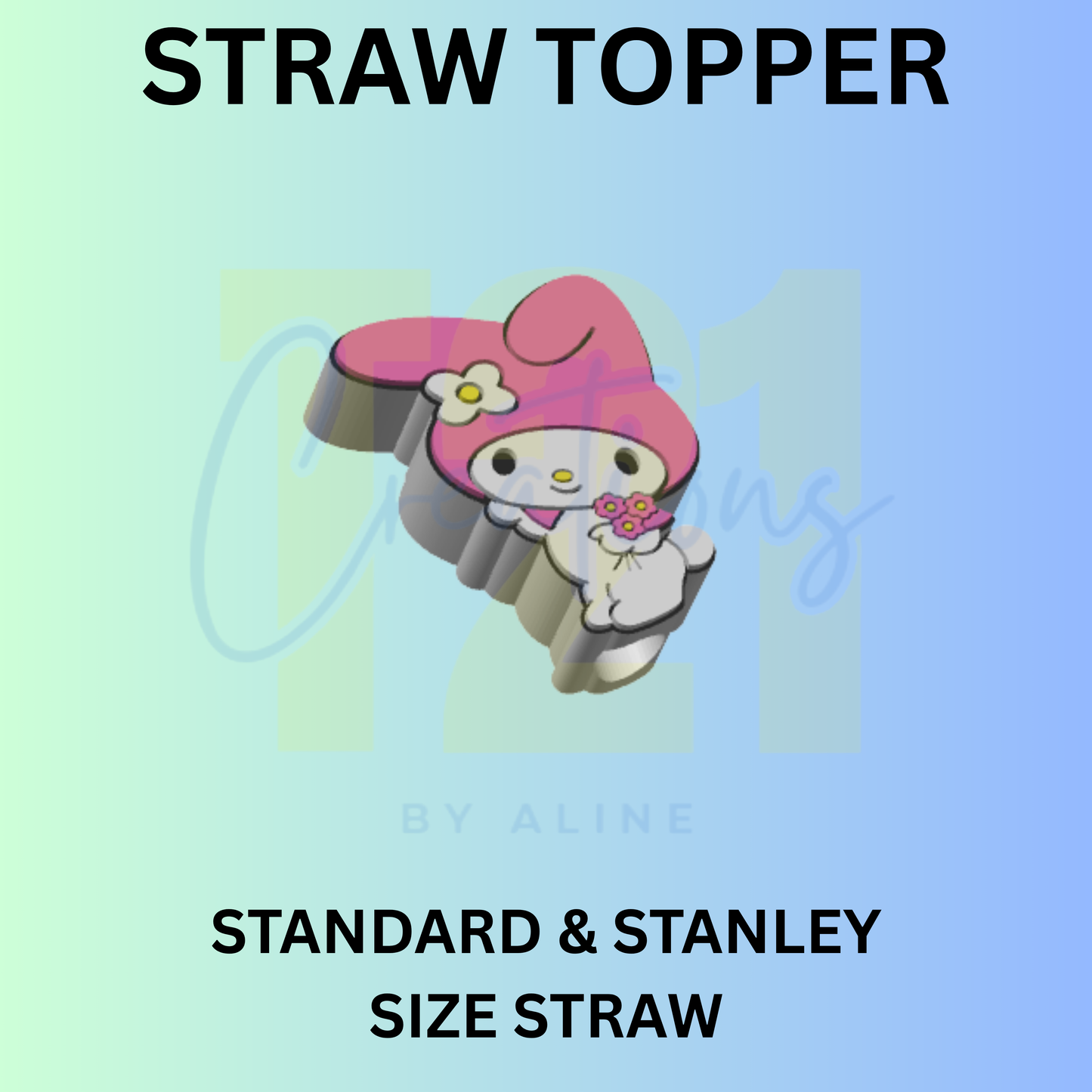 MEL STRAW TOPPER