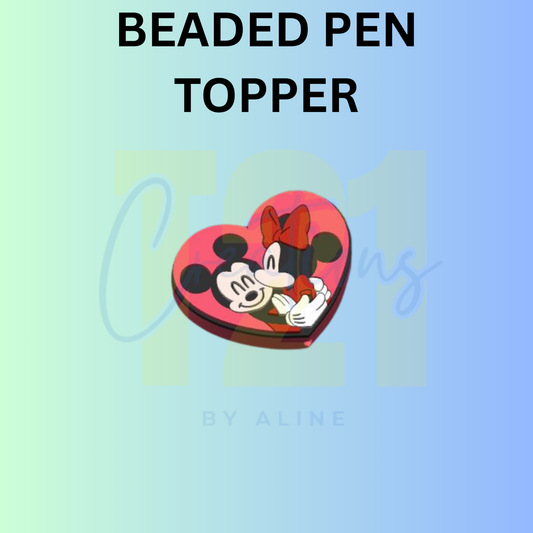 VDAY MOUSE COUPLE PEN TOPPER