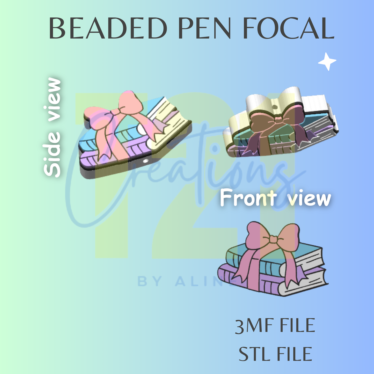 BOOKS PEN FOCAL STL FILE