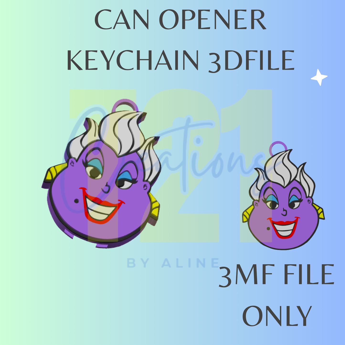 SEA WITCH CAN OPENER 3MF FILE