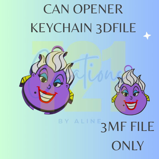 SEA WITCH CAN OPENER 3MF FILE