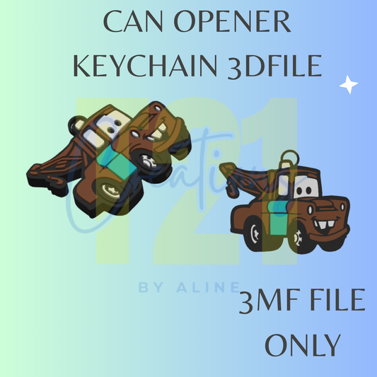 TOW TRUCK CAN OPENER 3MF FILE