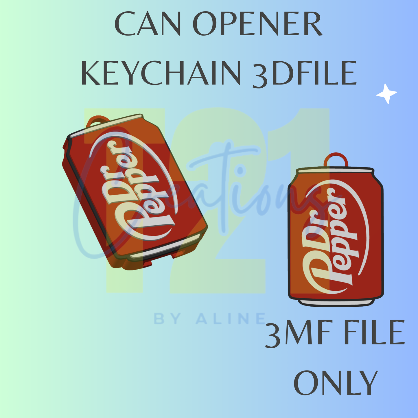 DR SODA 2 CAN OPENER 3MF FILE