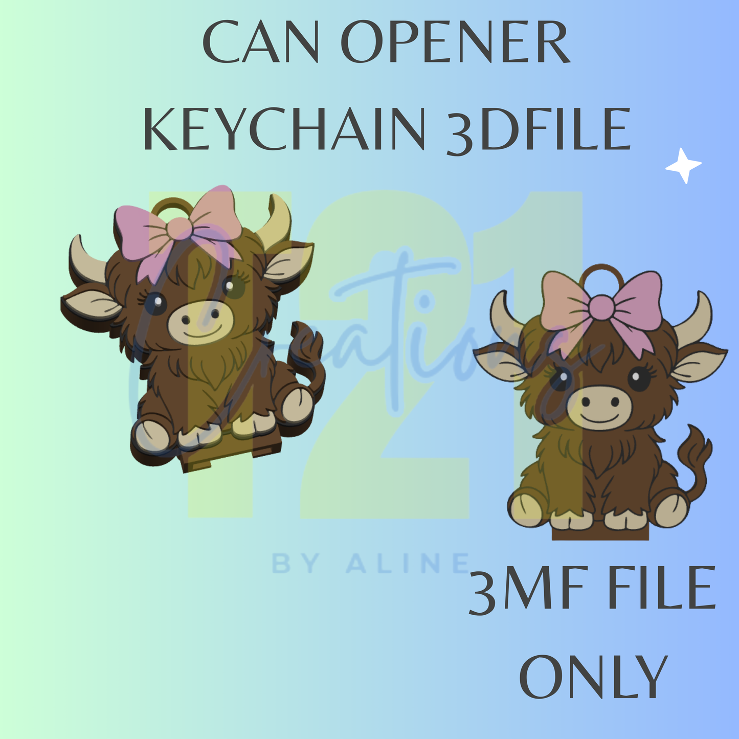 COW 1 CAN OPENER 3MF FILE