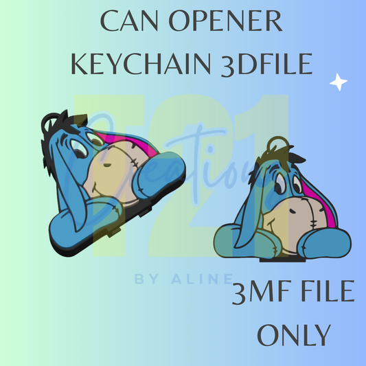 DONKEY CAN OPENER 3MF FILE